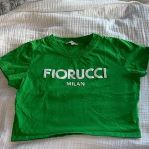 Fiorucci Vibrant Green Baby Tee